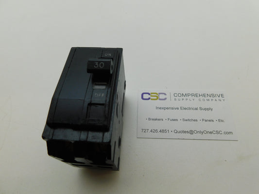 QO230 - Square D 30A Amp 2P Pole 10kA@120/240V Plug On Circuit Breaker - Older Series