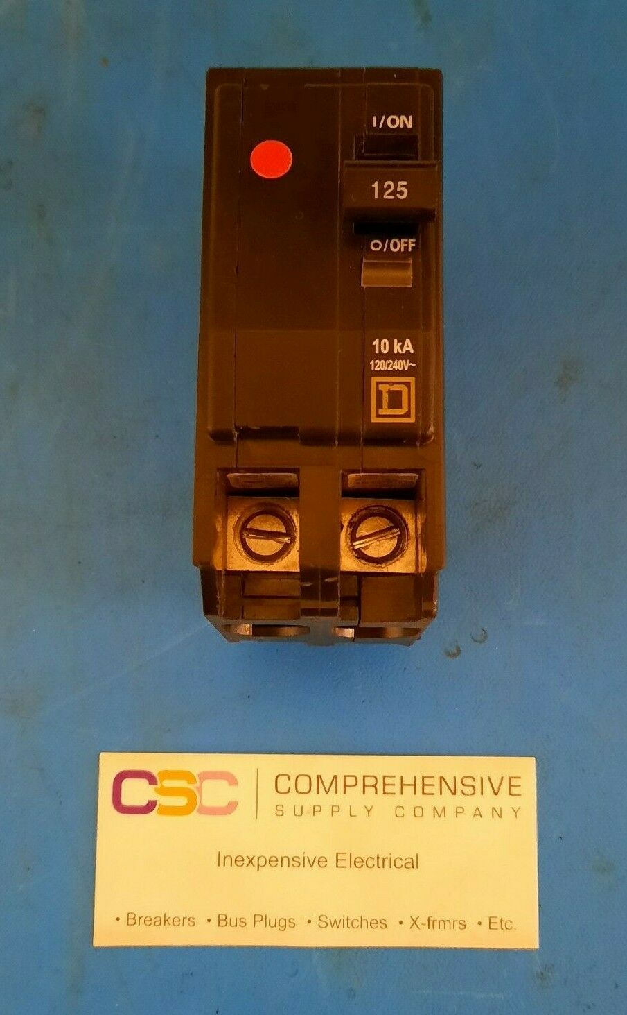 QO2125 - Square D 125A Amp 2P Pole 10kA@120/240V Plug On Circuit Breaker