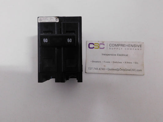 BAB2060 - Cutler Hammer 60A Amp 2P Pole 10kA@120/240V Bolt On Circuit Breaker