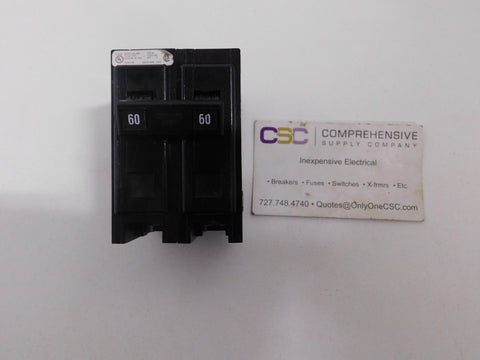 BAB2060 - Cutler Hammer 60A Amp 2P Pole 10kA@120/240V Bolt On Circuit Breaker
