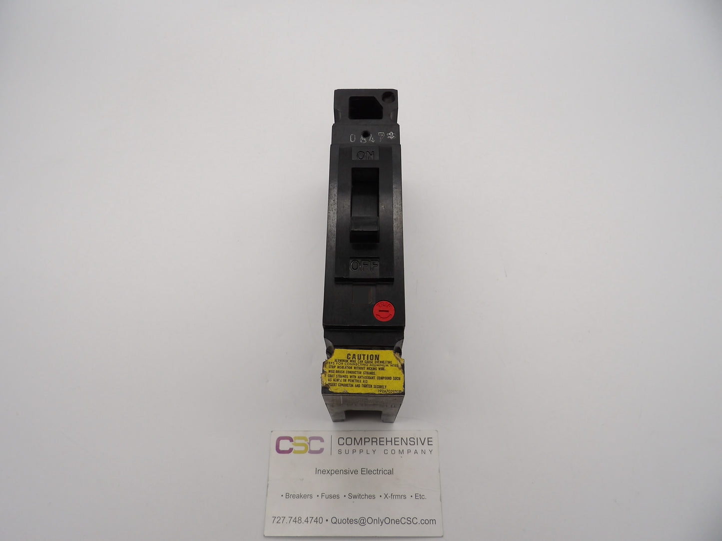 TEB111020 - GE 20A Amp 1P Pole 10kA@120V Bolt On Circuit Breaker