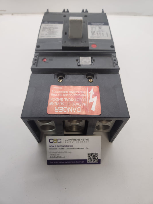 SGHA36AT0600 - GE 600A Amp 3P Pole 600V 35kA@480V Plug On Circuit Breaker W/600A Srpg600A600 Rating Plug.