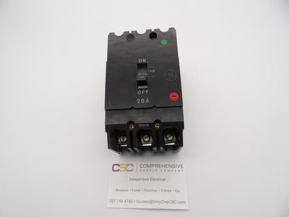 TEY320 - GE 20A Amp 3P Pole 14kA@480/277V Bolt On Circuit Breaker