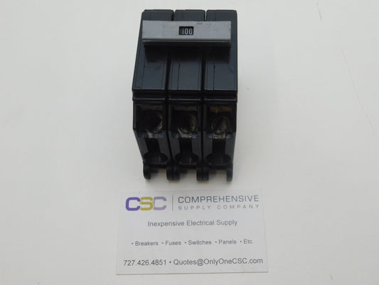 CHB3100 - Cutler Hammer 100A Amp 3P Pole 10kA@240V Bolt On Circuit Breaker