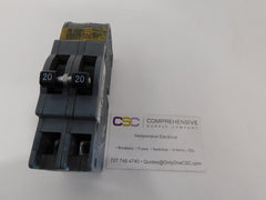 UBIZ-220 - Connecticut Electric 20A Amp 2P Pole 10kA@120/240V Plug On Zinsco Replacement Circuit Breaker