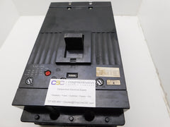 TKM836F000 - GE 800A Amp 3P Pole 600V 30kA@480V Bolt On Circuit Breaker - Older Series W/400A Trip