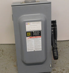 HU362RB - Square D 60A Amp 3P Pole 600V Nema 3R Non-Fusible Heavy Duty Safety Switch