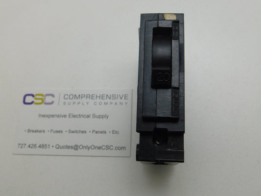 GA120 - General Switch 20A Amp 1P Pole 10kA@120/240V Plug On Circuit Breaker