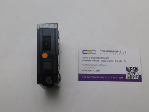 BAB1015 - Cutler Hammer 15A Amp 1P Pole 10kA@120/240V Bolt On Circuit Breaker