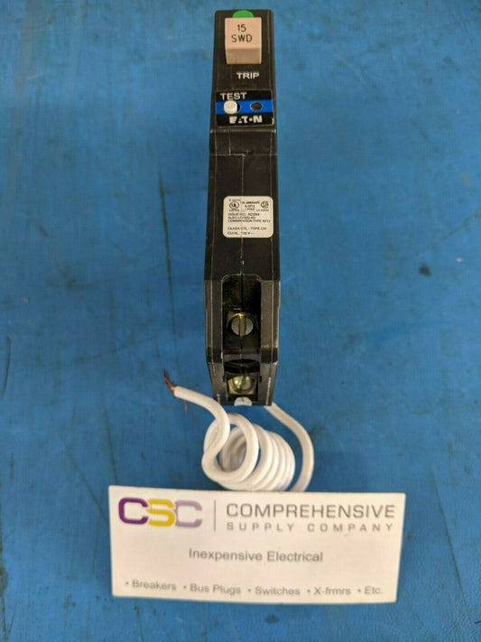 CHFAFGF115 - Eaton 15A Amp 1P Pole 10kA@120V Plug On Dual Function AFCI/GFCI Circuit Breaker