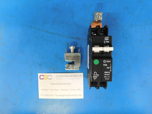 QY28U2070B0ZL - Cbi 70A Amp 2P Pole 10kA@80V Bolt On Circuit Breaker