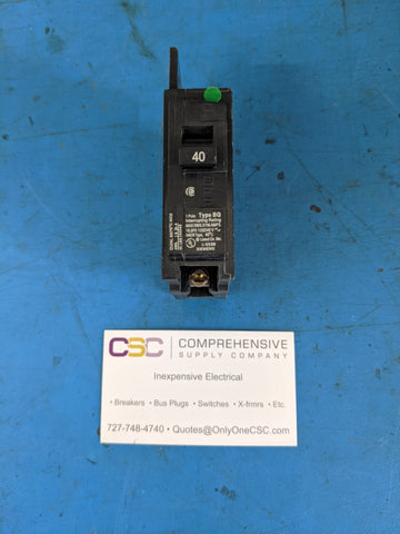 BQ1B040 - Siemens 40A Amp 1P Pole 10kA@!40/240V Bolt On Bq Circuit Breaker