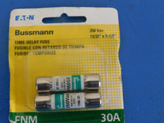 FNM-30 - Bussmann 30A Amp 250V Class Cc Fusetron Time Delay Cartridge Fuse 2Pk