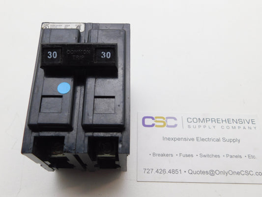 BAB2030H - Eaton 30A Amp 2P Pole 10kA@240V Bolt On Circuit Breaker
