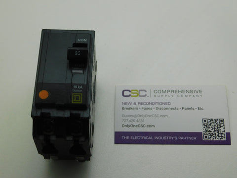 QO235 - Square D 35A Amp 2P Pole 10kA@120/240V Plug On Circuit Breaker