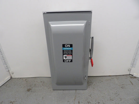 GNF323R - Siemens 100A Amp 3P Pole 240V Nema 3R Non-Fusible General Duty Safety Switch