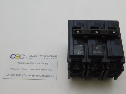 B360H - Siemens 60A Amp 3P Pole 22kA@240V Bolt On Circuit Breaker - Older Series
