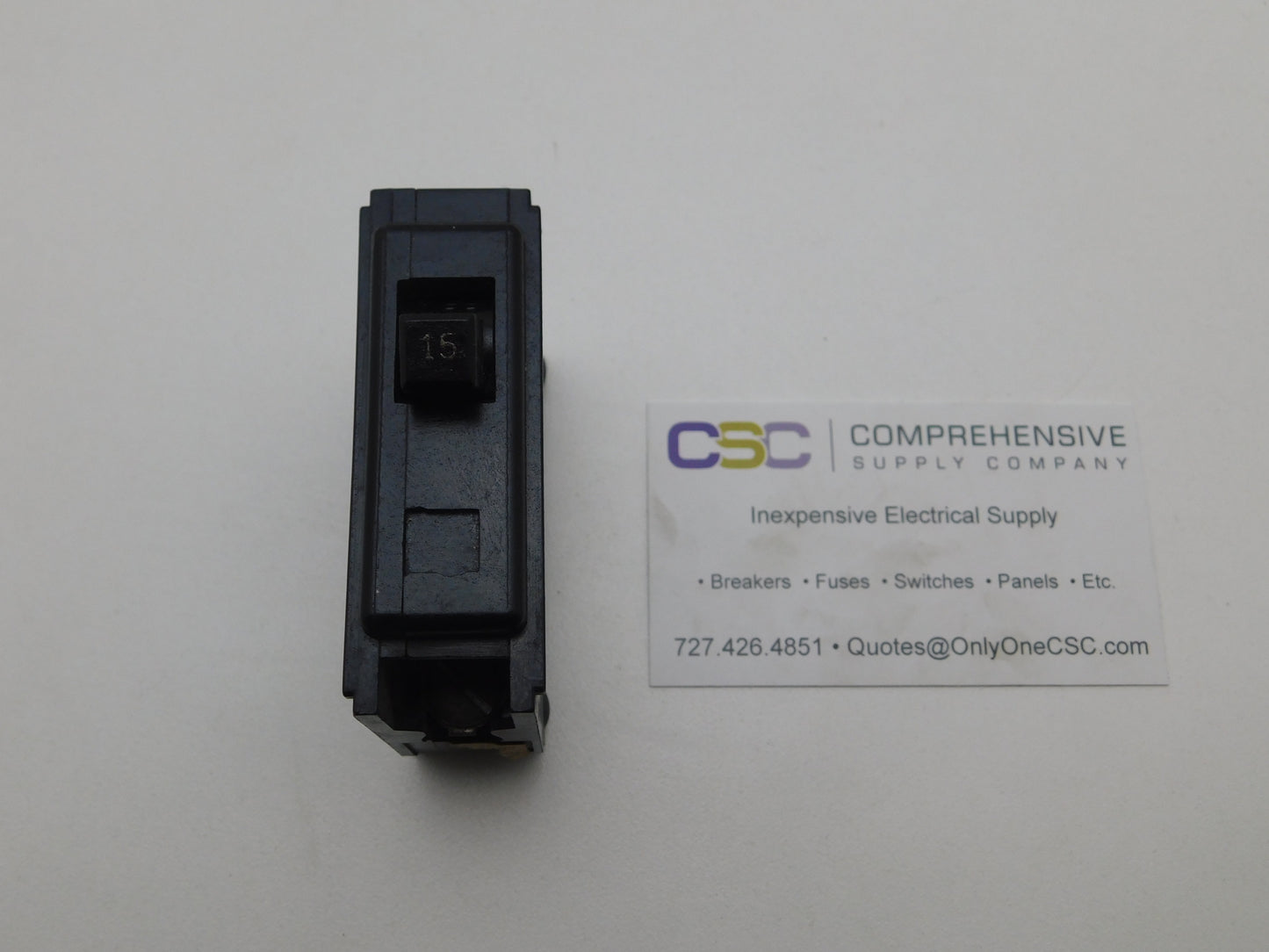 QNPL1015 - Westinghouse 15A Amp 1P Pole 10kA@120/240V Plug On Quicklag Circuit Breaker