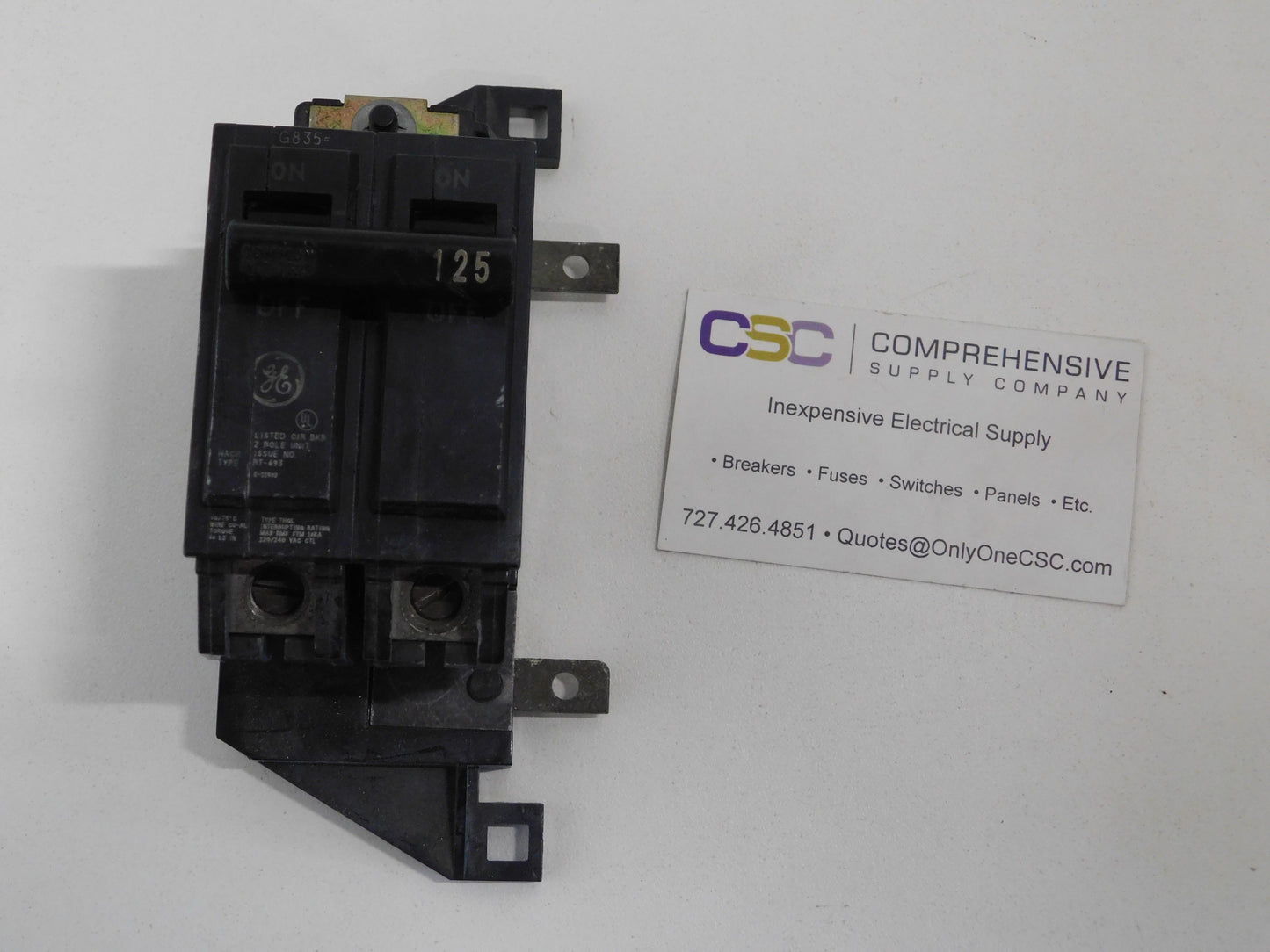 THMB125CP - GE 125A Amp 2P Pole 10kA@120/240V Main Circuit Breaker Kit
