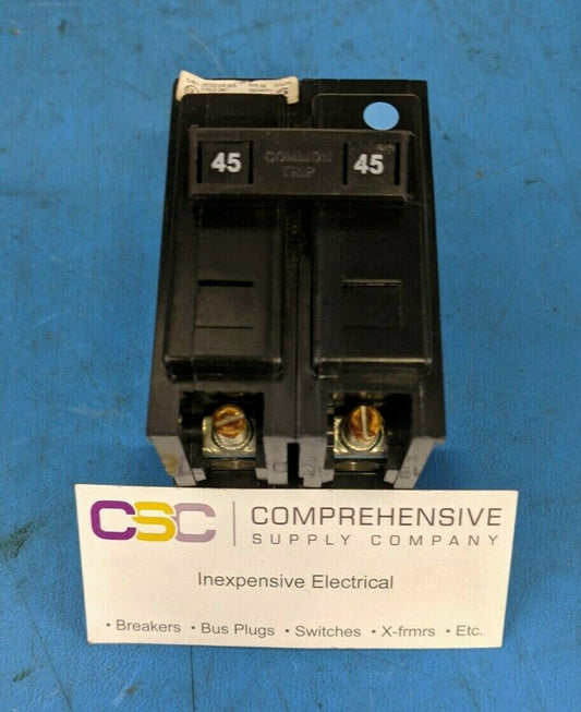 BAB2045 - Cutler Hammer 45A Amp 2P Pole 10kA@120/240V Bolt On Circuit Breaker