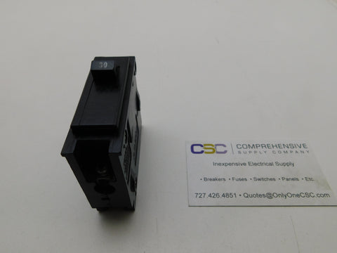 BR130 - Cutler Hammer 30A Amp 1P Pole 10kA@120/240V Plug On Circuit Breaker