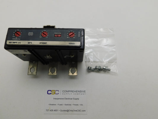 KT3350T - Cutler Hammer 350A Amp 3P Pole Frame K Trip Unit For Kd, Hkd, Kdc Circuit Breaker