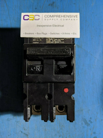 QFP2150 - Zinsco 150A Amp 2P Pole 10kA@240V Plug On Main Circuit Breaker