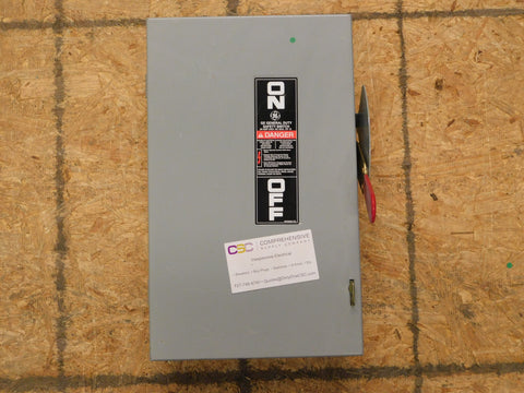 TGN3322 - GE 60A Amp 3P Pole 240V Nema 1 Non-Fusible Safety Switch