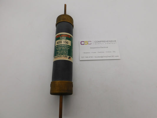 KOS-150 - Reliance Fuse 150A Amp 600V Class K5 One-Time Blade Fuse