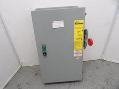 PS1T20R1KGN1BF3 - Bussmann 100A Amp 3P Pole 208V Nema 1 Fusible General Duty Power Module Switch Elevator Disconnect W/120V Coil