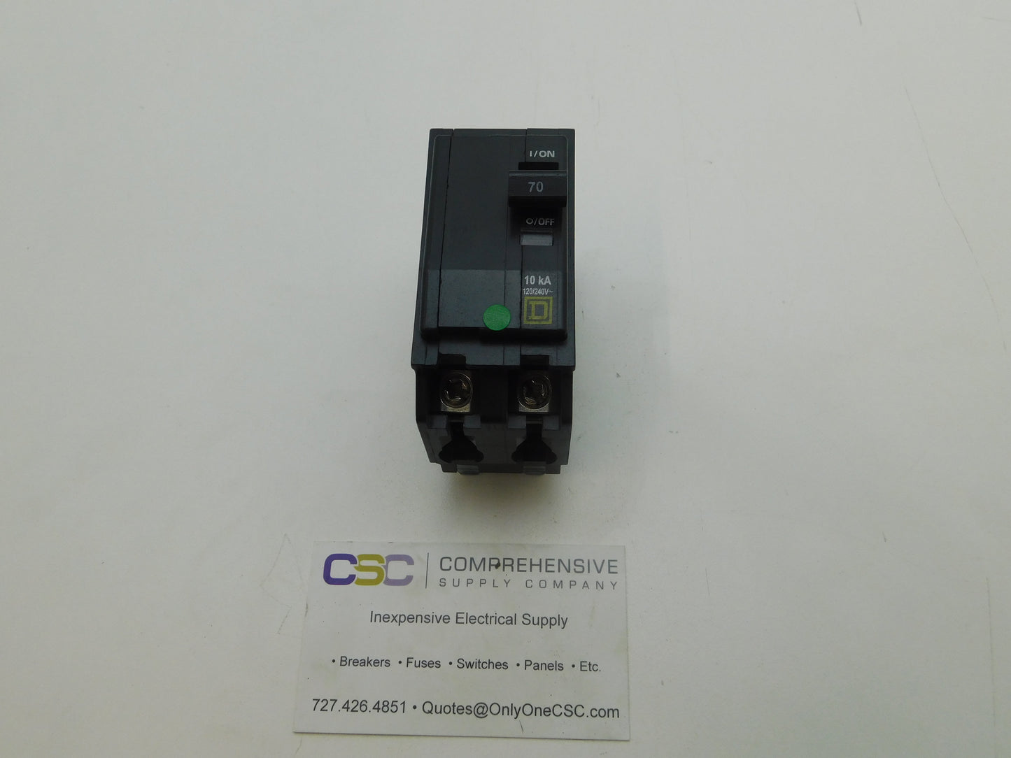 QO270 - Square D 70A Amp 2P Pole 10kA@120/240V Plug On Circuit Breaker