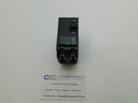 QO270 - Square D 70A Amp 2P Pole 10kA@120/240V Plug On Circuit Breaker