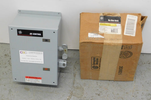 CR1062S3AAT3000 - GE 3P Pole 3Ph 600V Nema Size M-1 Toggle Manual Motor Starter