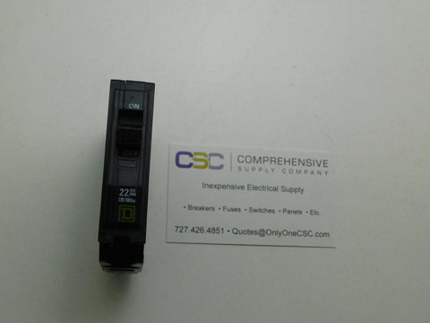 QO130VH - Square D 30A Amp 1P Pole 22kA@120/240V Plug On Circuit Breaker