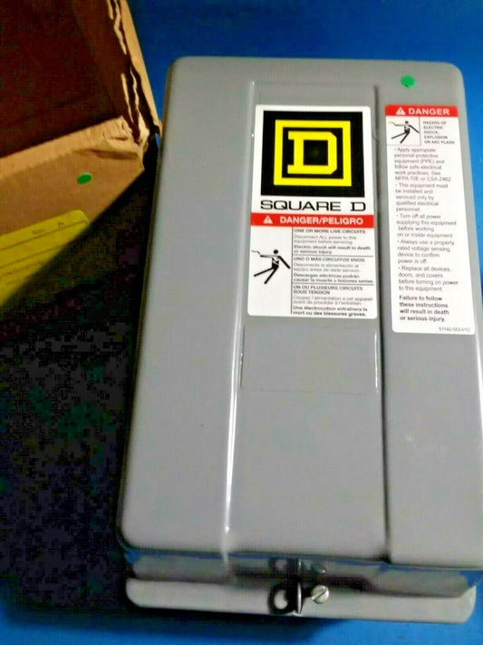 8502SBG2V02S - Square D Size 0 Contactor With Nema 1 Enclosure