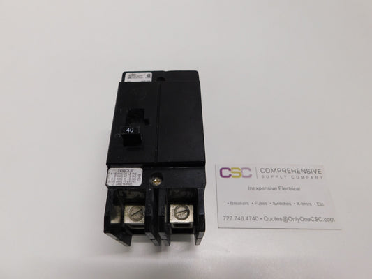 GHB2040 - Eaton 40A Amp 2P Pole 14kA@480Y/277V Bolt On Circuit Breaker