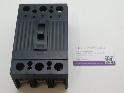 TQD34200WLA - GE 200A Amp 3P Pole 10kA@415/240V Bolt On Circuit Breaker W/Lugs - Tqd32200