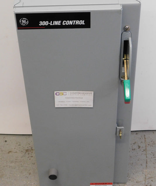 CR308CT02HA1AAAAA - GE 3P Pole 600V Nema 1 Combo Starter W/Disconnect