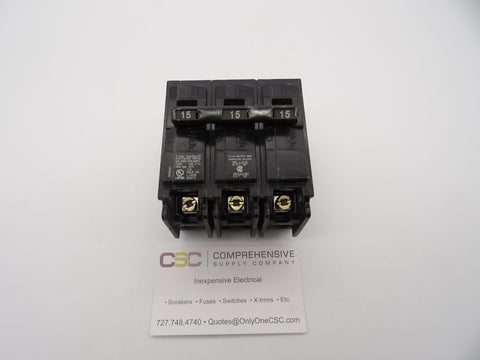 Q315 - ITE 15A Amp 3P Pole 10kA@240V Plug On Circuit Breaker