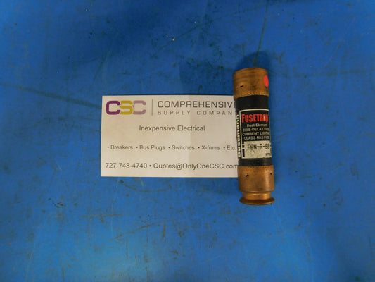 FRN-R-60-U - Bussmann 60A Amp 250V Class Rk5 Fusetron Time Delay Cartridge Fuse
