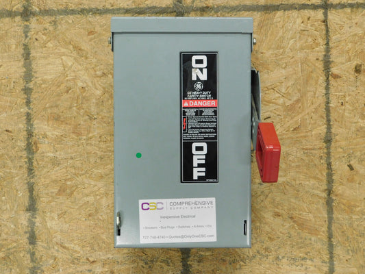 TH3221R - GE 30A Amp 2P Pole 240V Nema 3R Fusible Safety Switch