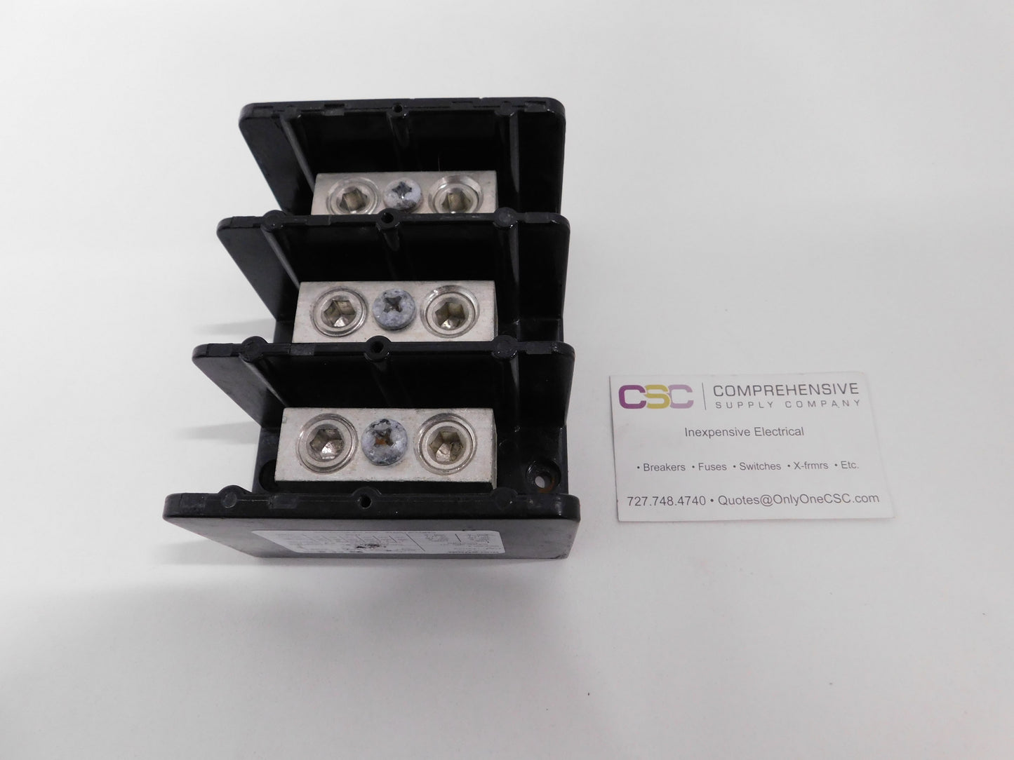 1433123 - Marathon 255A Amp 3P Pole 600V Power Terminal Splice Block