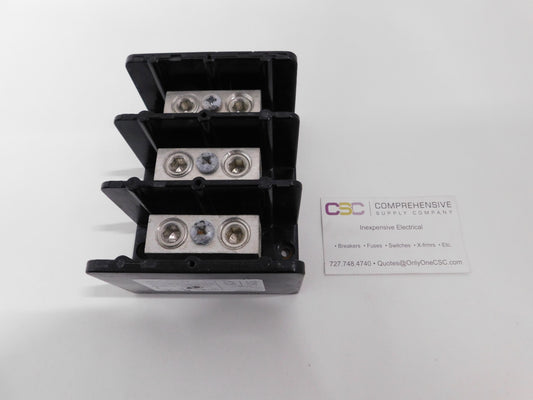 1433123 - Marathon 255A Amp 3P Pole 600V Power Terminal Splice Block