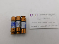 ECNR15 - Edison 15A Amp 250V Class Rk5 Time Delay Cartridge Fuse - 3Pk