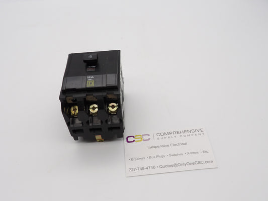 QO315 - Square D 15A Amp 3P Pole 10kA@240V Plug On Circuit Breaker