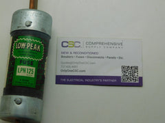 LPN125 - Bussmann 125A Amp 250V Class K5 Low-Peak Time-Delay Blade Fuse - Original Series