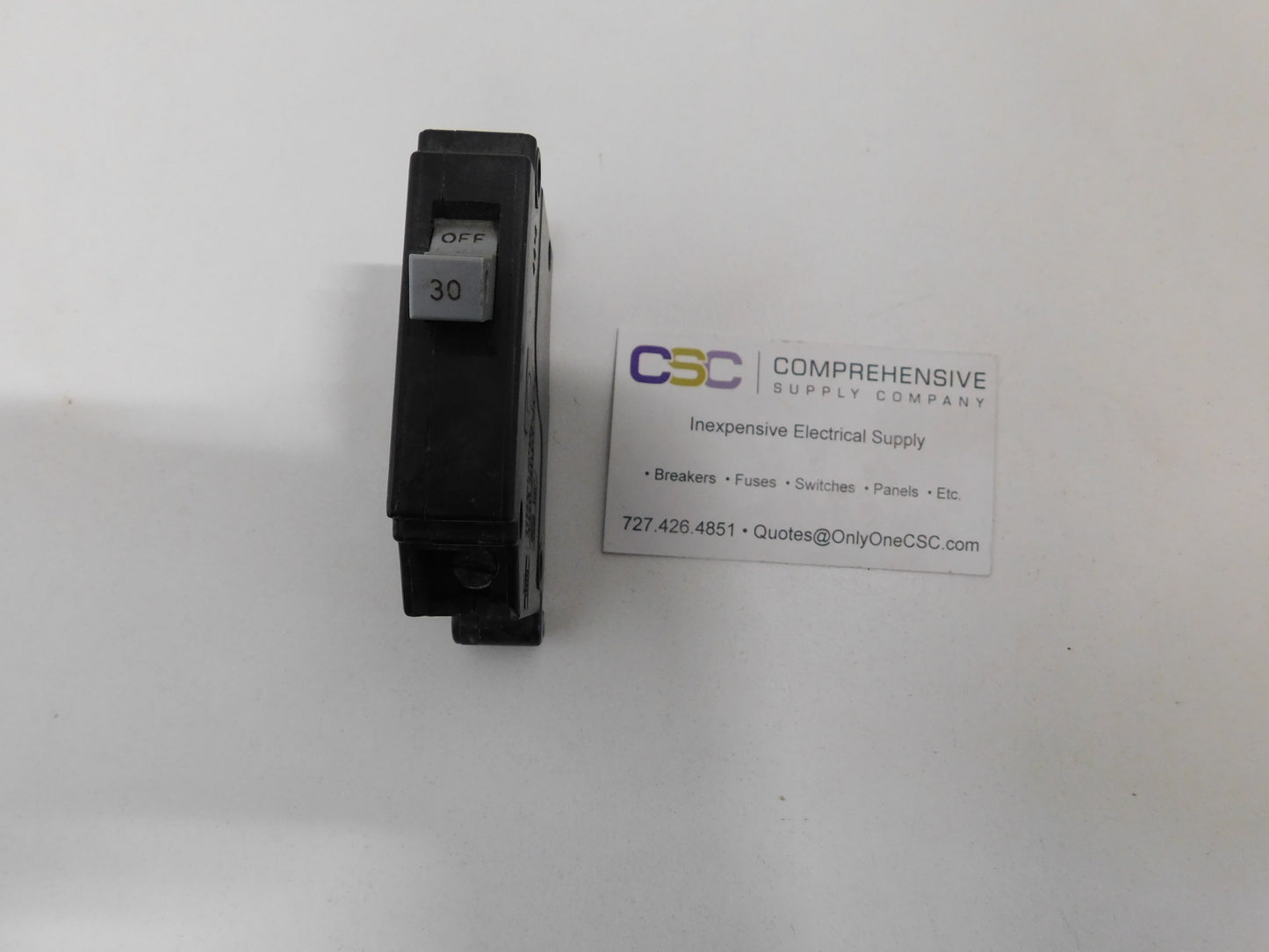 CHB130 - Cutler Hammer 30A Amp 1P Pole 10kA@120/240V Bolt On Circuit Breaker
