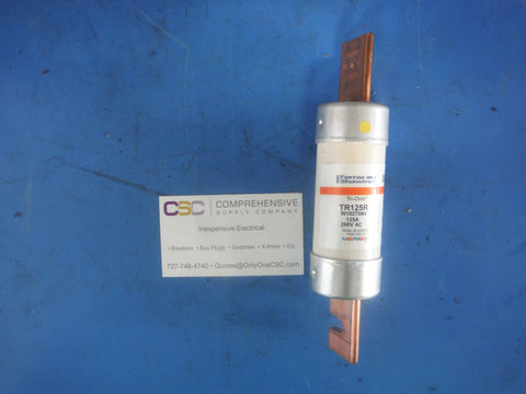 TR125R - Ferraz Shawmut 125A Amp 250V Class Rk5 Tri-Onic Time Delay Blade Fuse