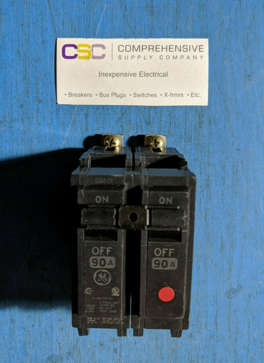 THQB2190 - GE 90A Amp 2P Pole 10kA@120/240V Bolt On Circuit Breaker