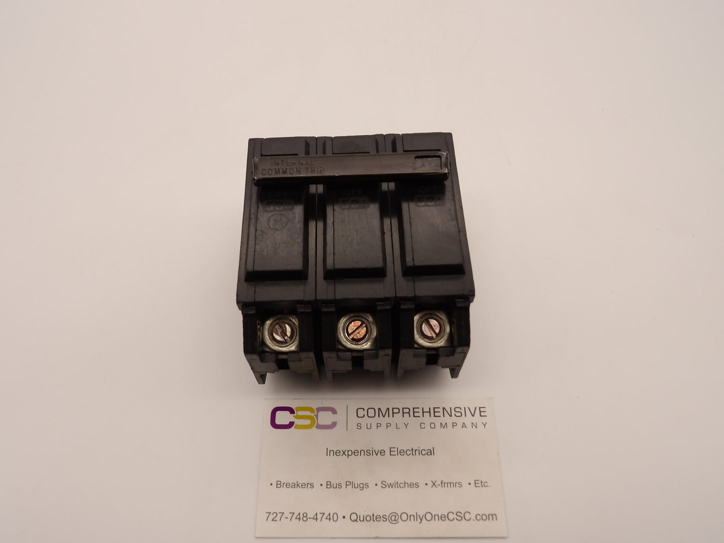 THQL32050 - GE 50A Amp 3P Pole 10kA@240V Plug On Circuit Breaker